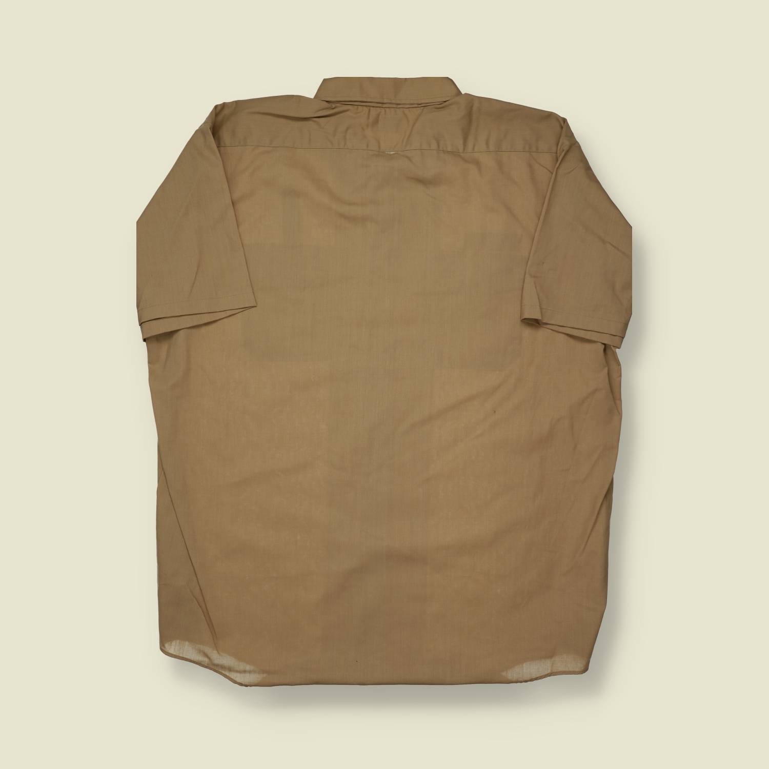 1980s Elbeco “Duracloth 50” Khaki Uniform Shirt - XL