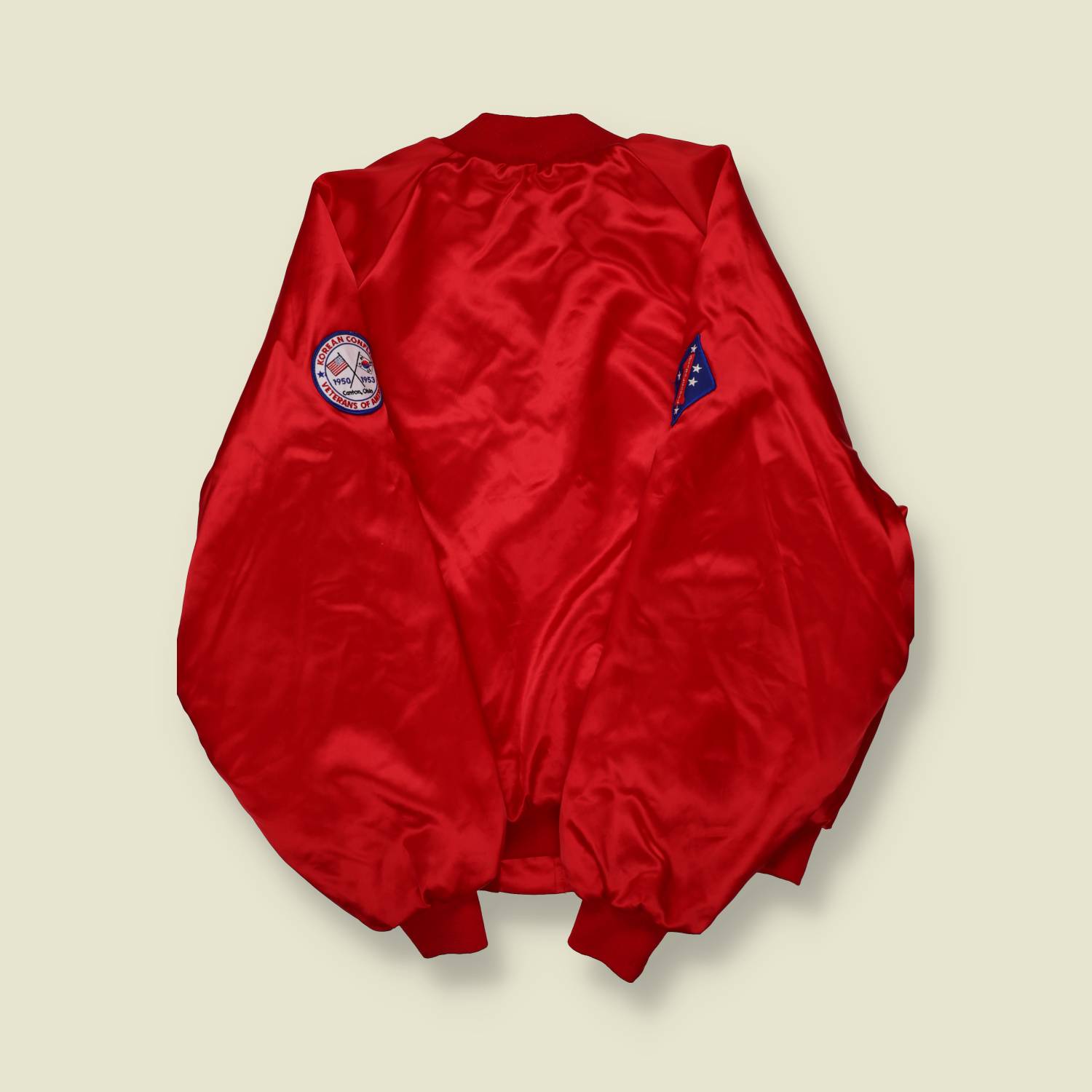 1980s King Louie “The Chosin Few” Korean War Veterans Satin Jacket - XL
