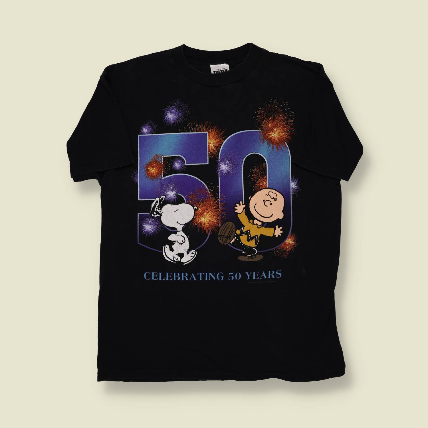 1999 Peanuts 50th Anniversary T-Shirt - M/L