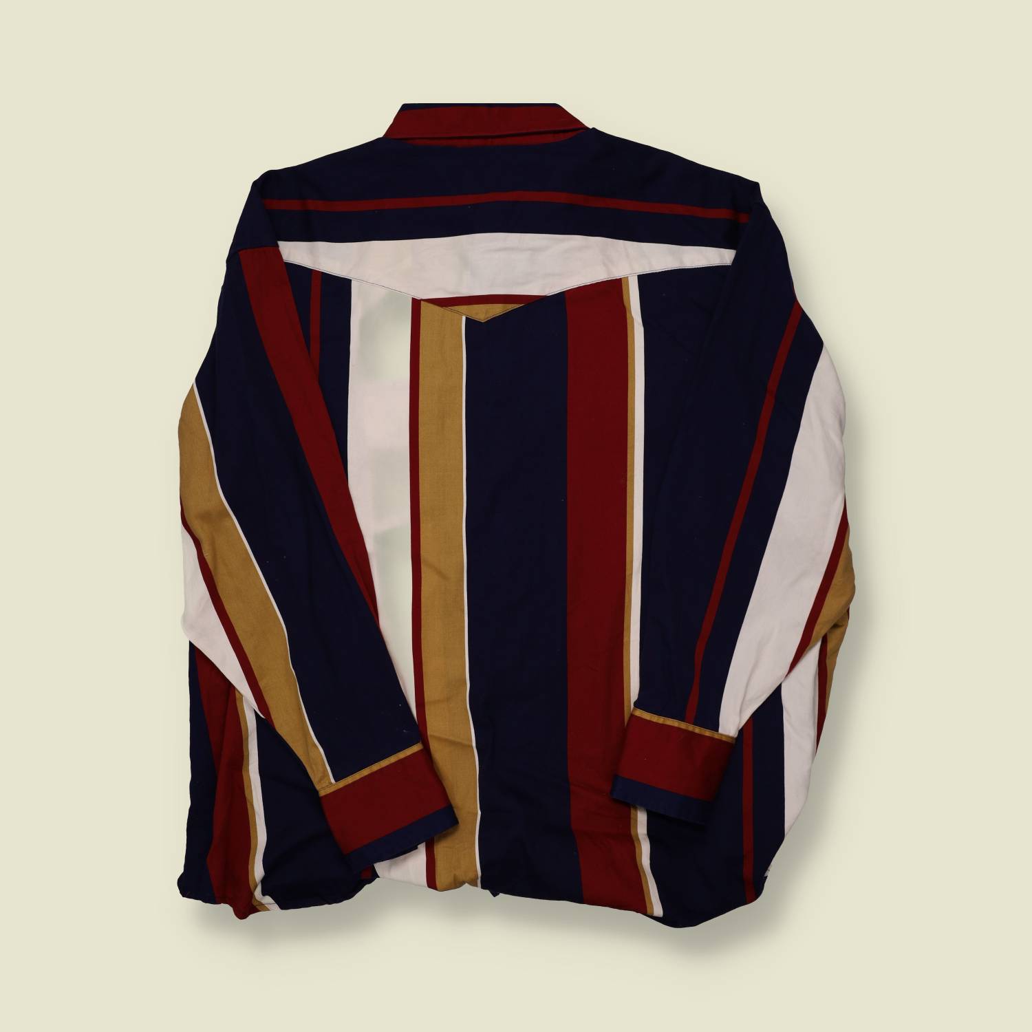 1980s Wrangler Western Stripe Shirt- XXXL