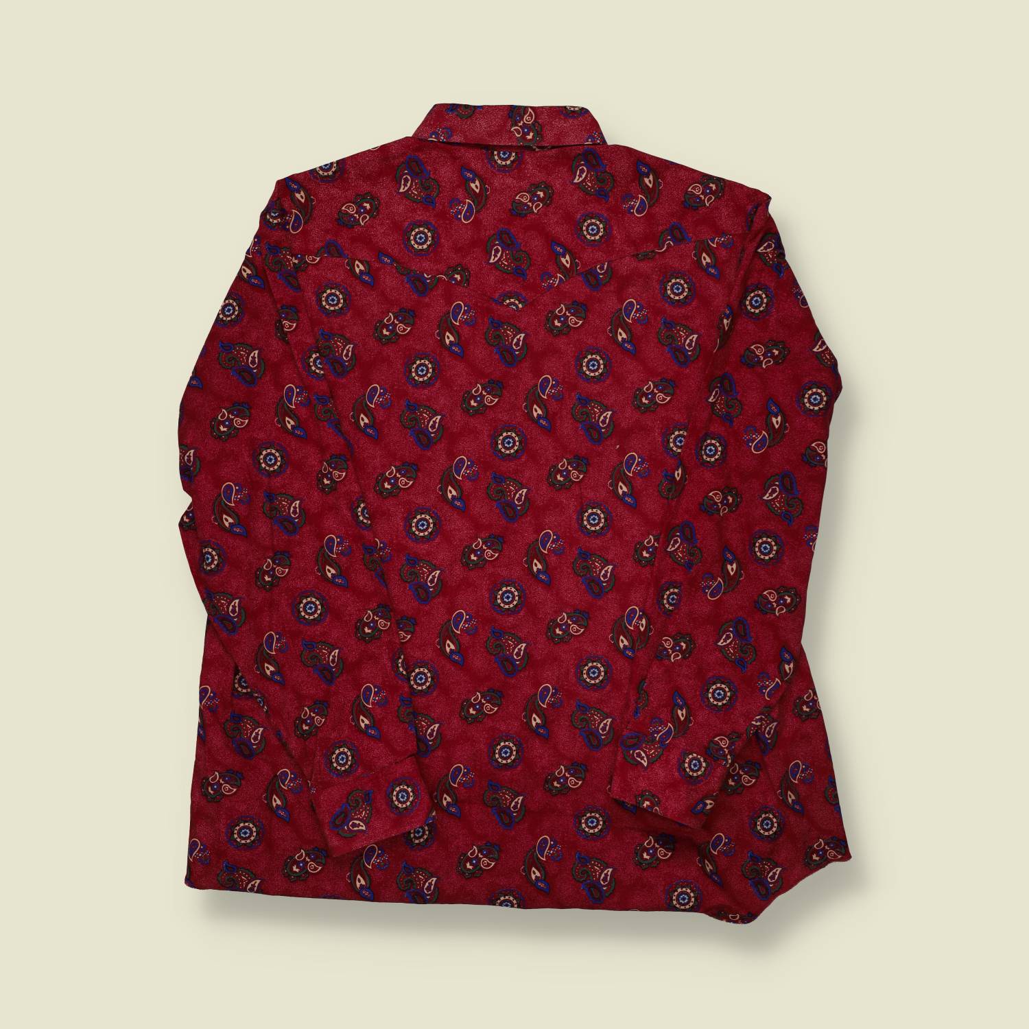 1990s Wrangler Paisley Western Shirt - XXL