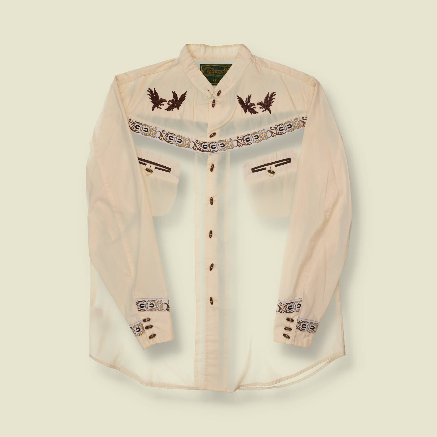 1990s Gaucho Embroidered Western Shirt - XXL
