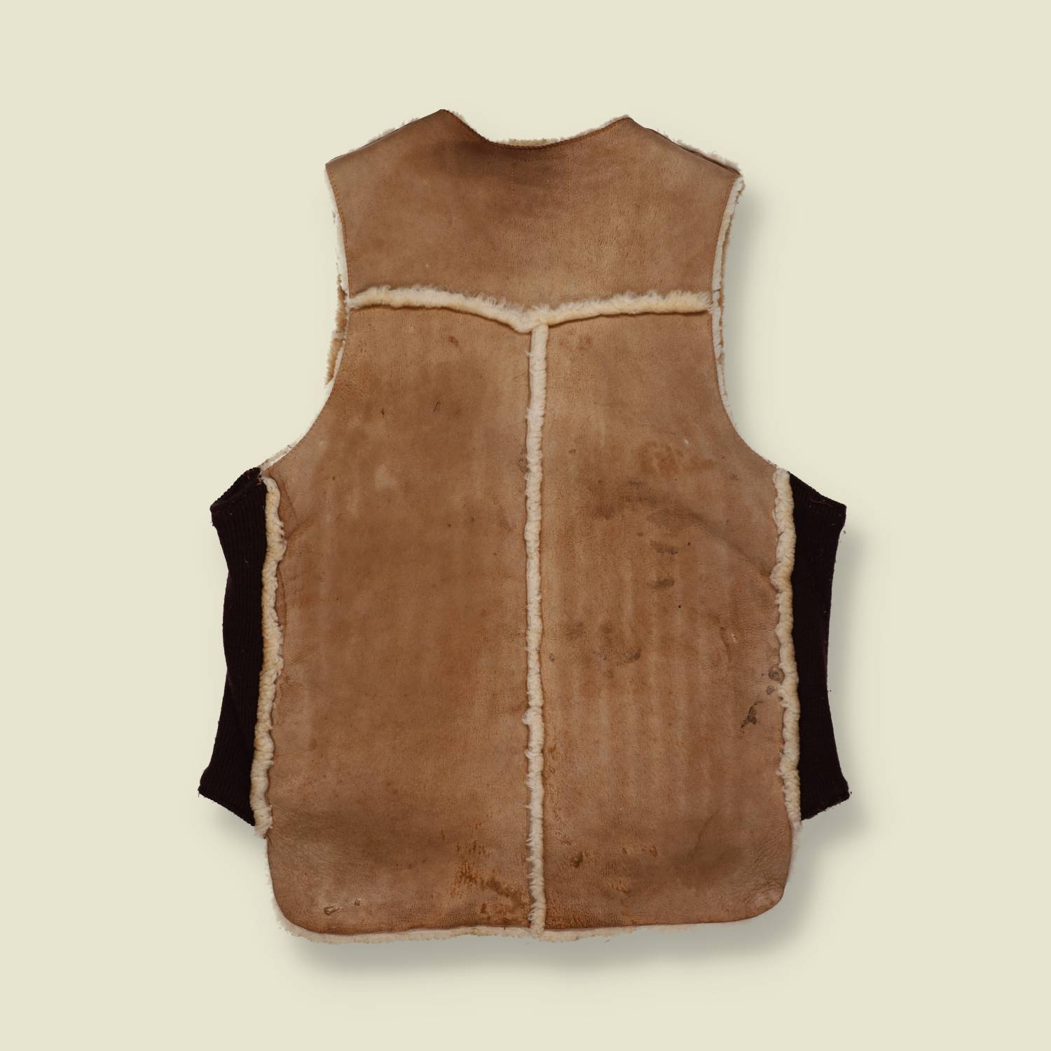 1960s Shearling Sheepskin Vest - M