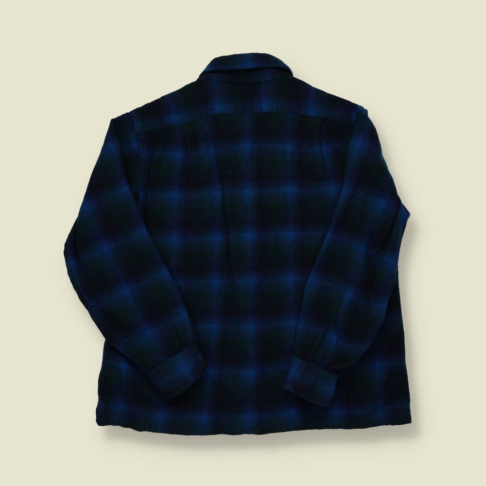 1960s/70s Pendleton Wool Plaid Board Shirt - S/M