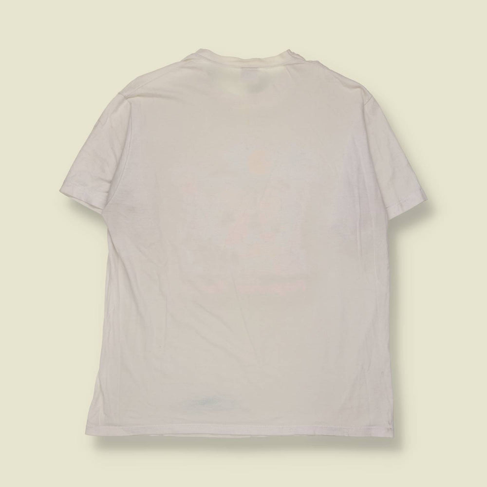 1980s | Disney | Polynesian Resort Mickey & Minnie T-Shirt | White - M