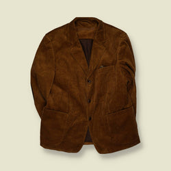1990s | Mephisto | Corduroy Blazer | Tan - L