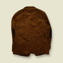 1990s | Mephisto | Corduroy Blazer | Tan - L