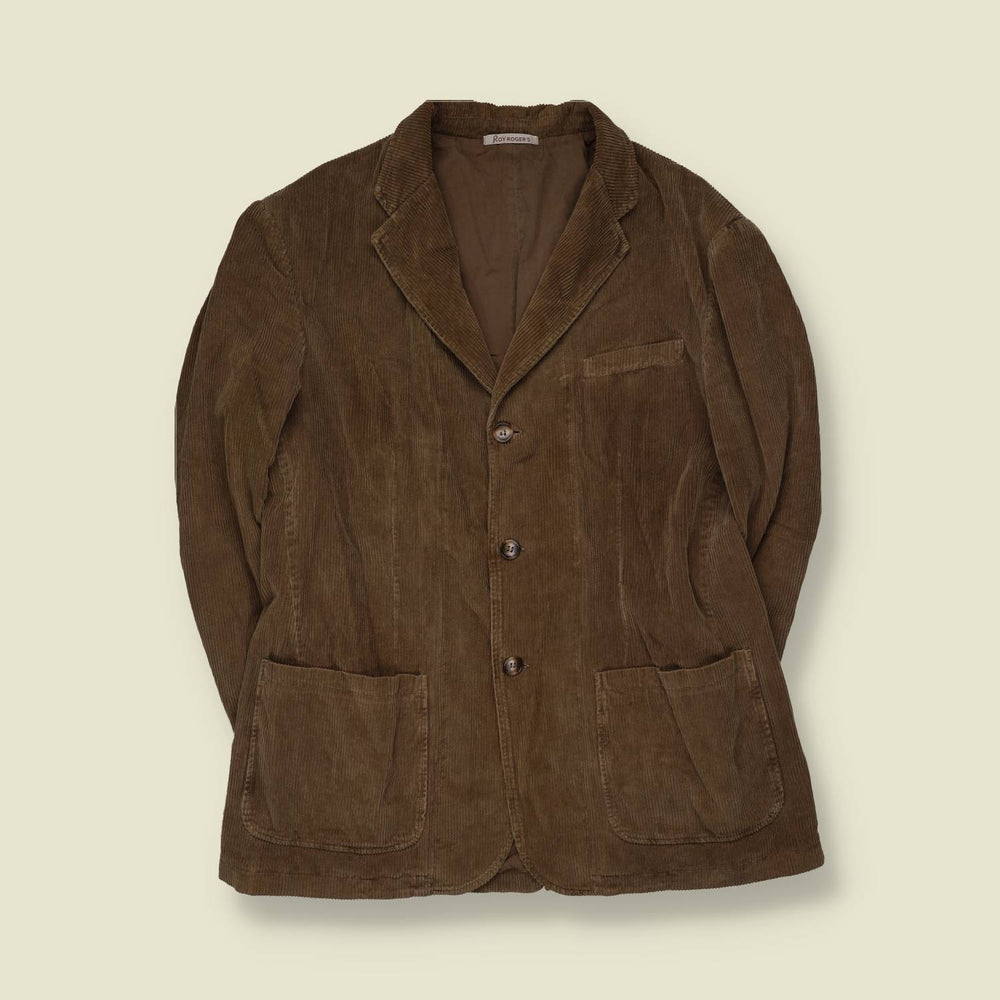 1990s | Roy Roger's | Corduroy Blazer | Olive - M