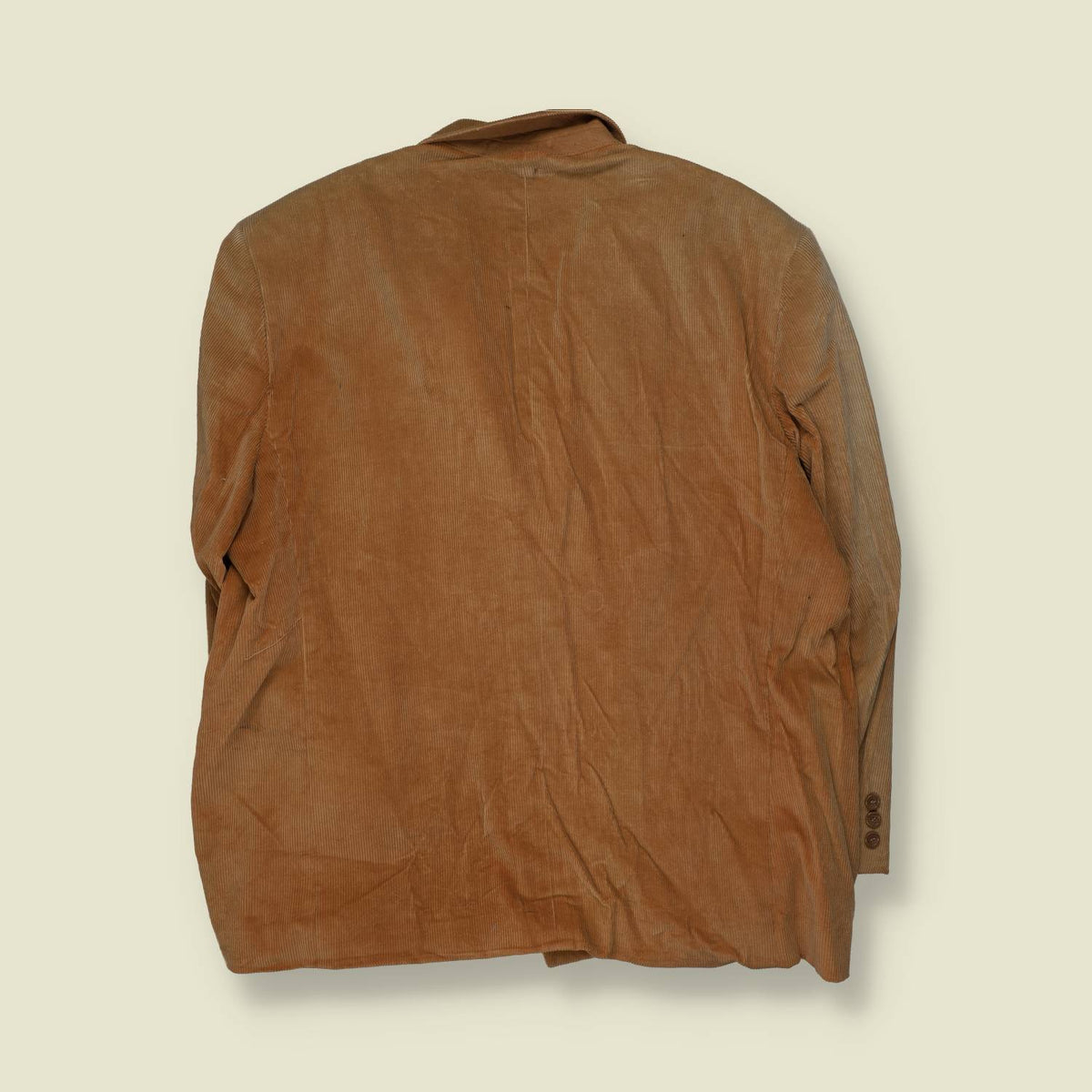 1990s | Cotton News | Corduroy Blazer | Camel - XXL