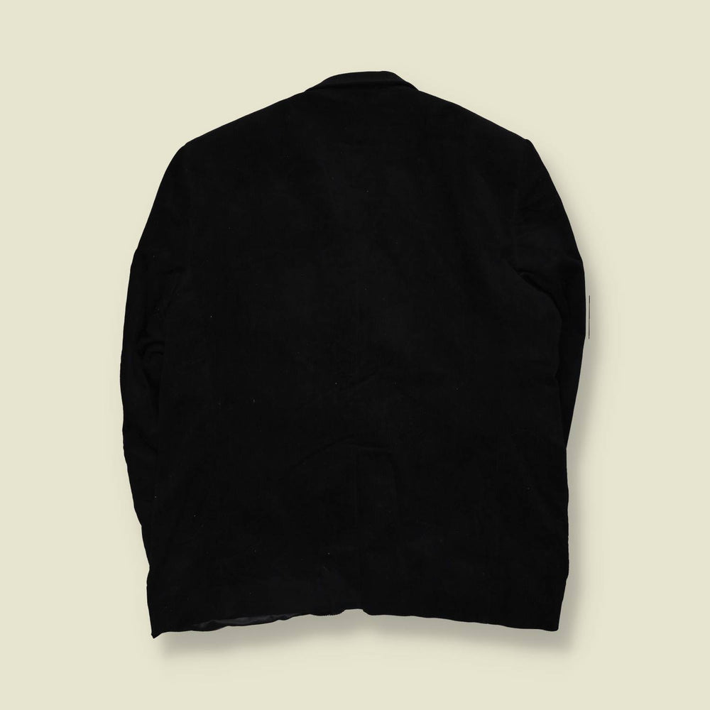 1990s | Biaggini | Corduroy Blazer | Black- L