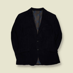 1990s | Biaggini | Corduroy Blazer | Black - S