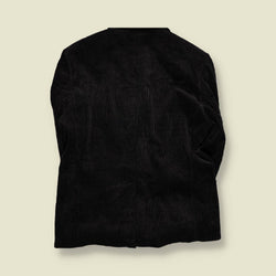 1990s | Angelo Litrico | Corduroy Blazer | Black - XL