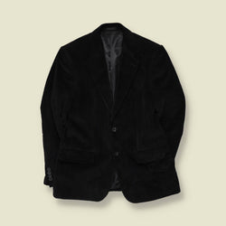 1990s | Marco Ferro | Corduroy Blazer | Black - S