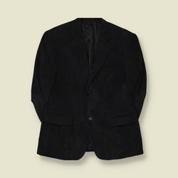 1990s | Corduroy Blazer | Dark Grey - L