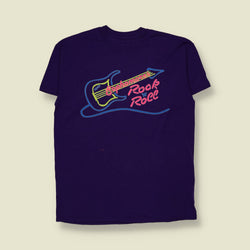 1980s | Sophomores Rock 'n' Roll Graphic T-Shirt | Purple - S