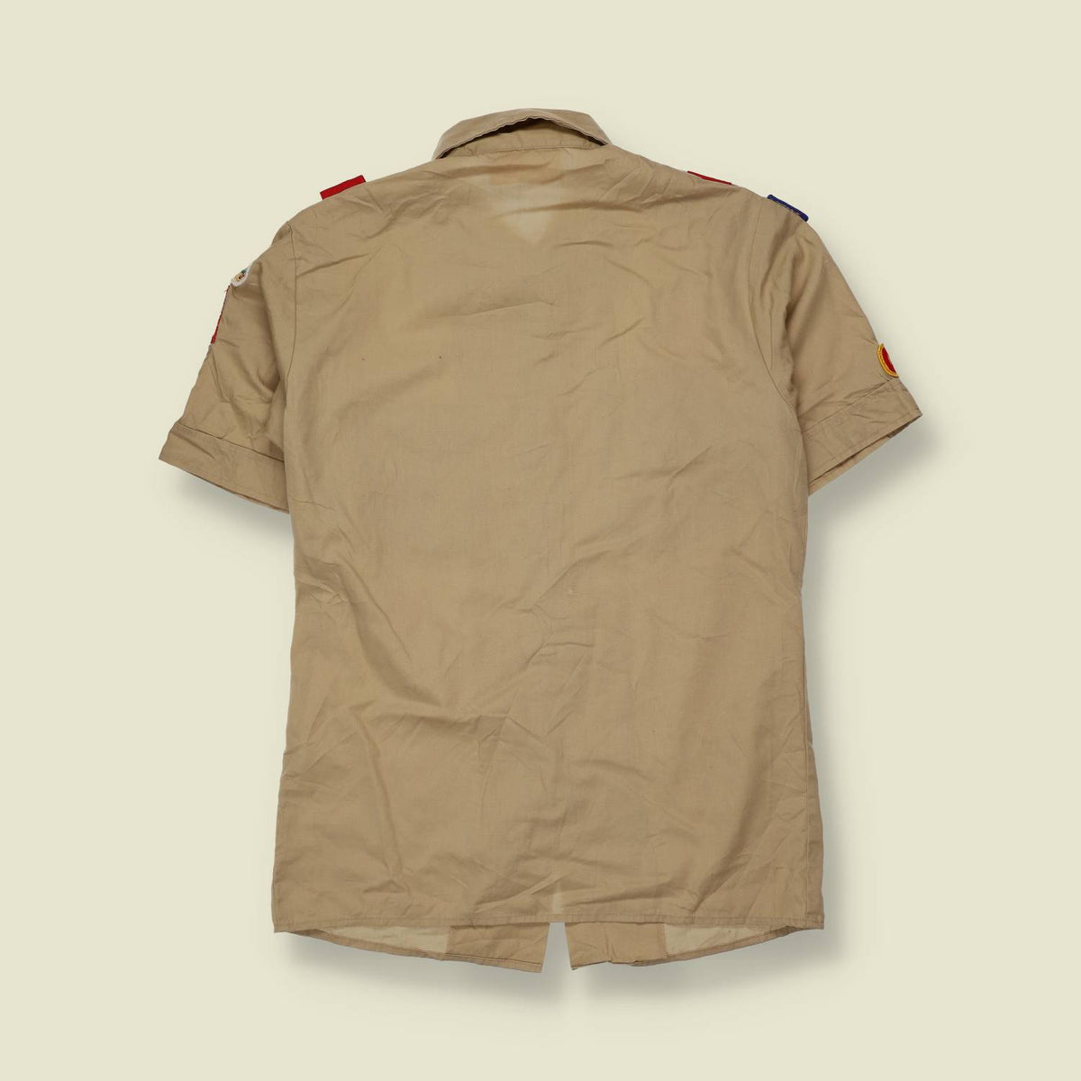 2000s | Boy Scouts of America | Patch Uniform Shirt | Khaki - XS