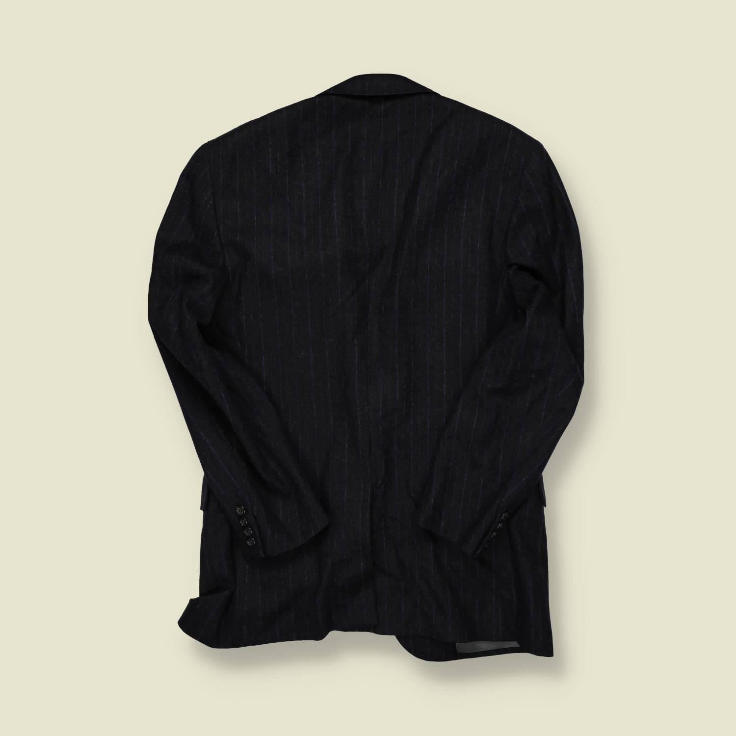 1990s Polo by Ralph Lauren Pinstripe Wool Blazer – Made in USA - S/M