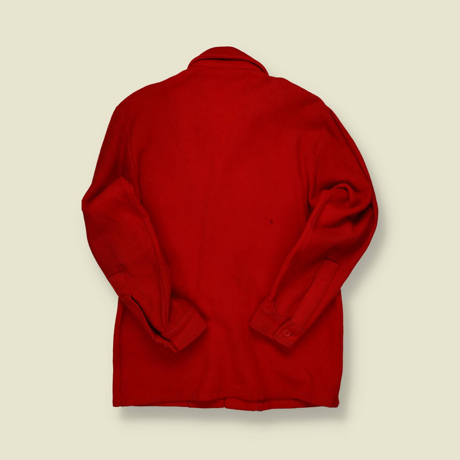 1960s Pioneer Wool Overshirt – Red Workwear - M