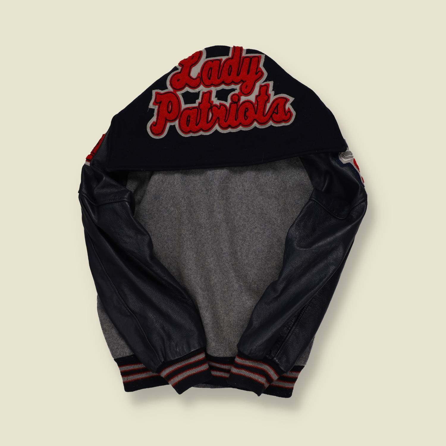 2010s Neff Varsity Jacket – SR Letterman with Hood - S