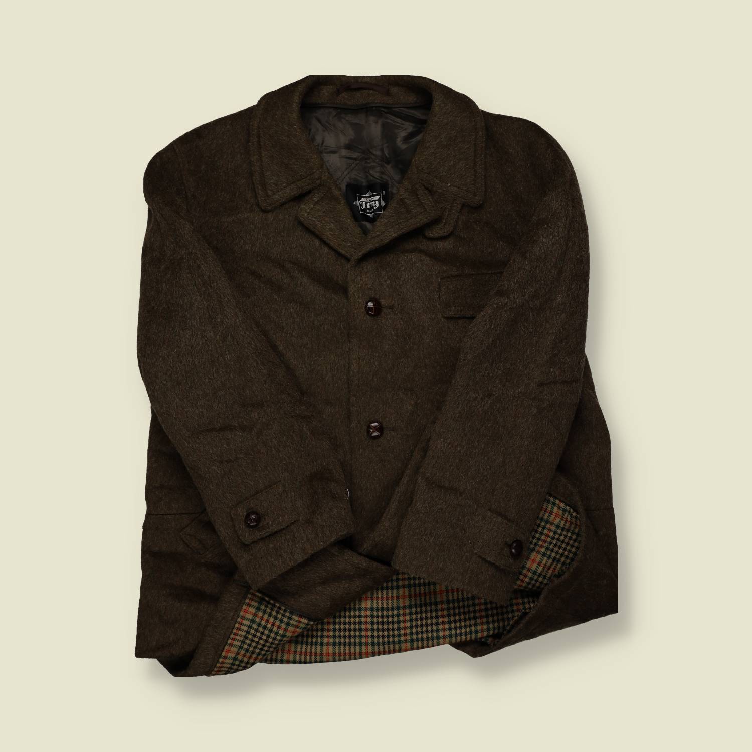 1970s Loden Wool Overcoat - XL/XXL