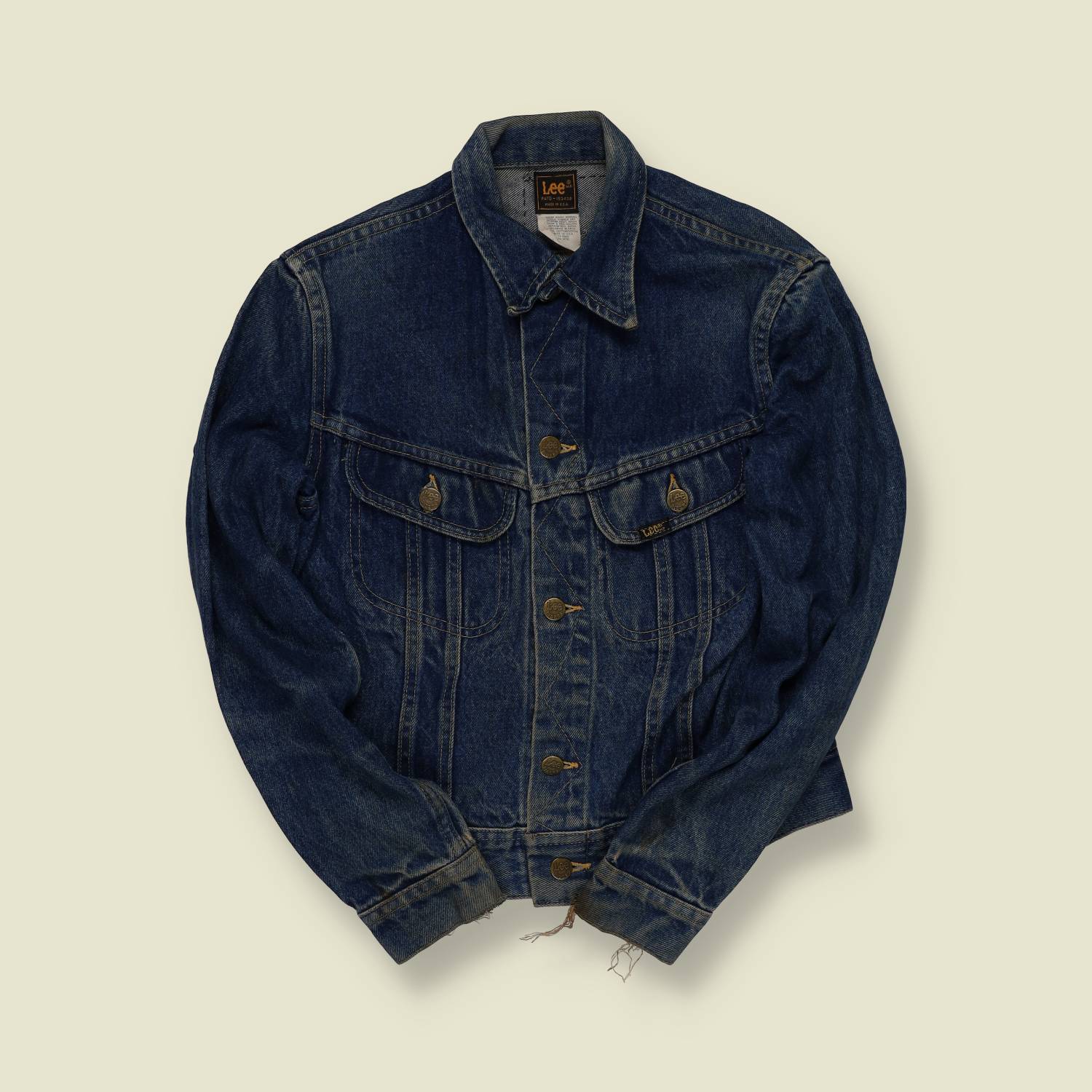 1970s | Lee 101-J Denim Jacket – 1980s Iron Maiden Battle Jacket - XXS