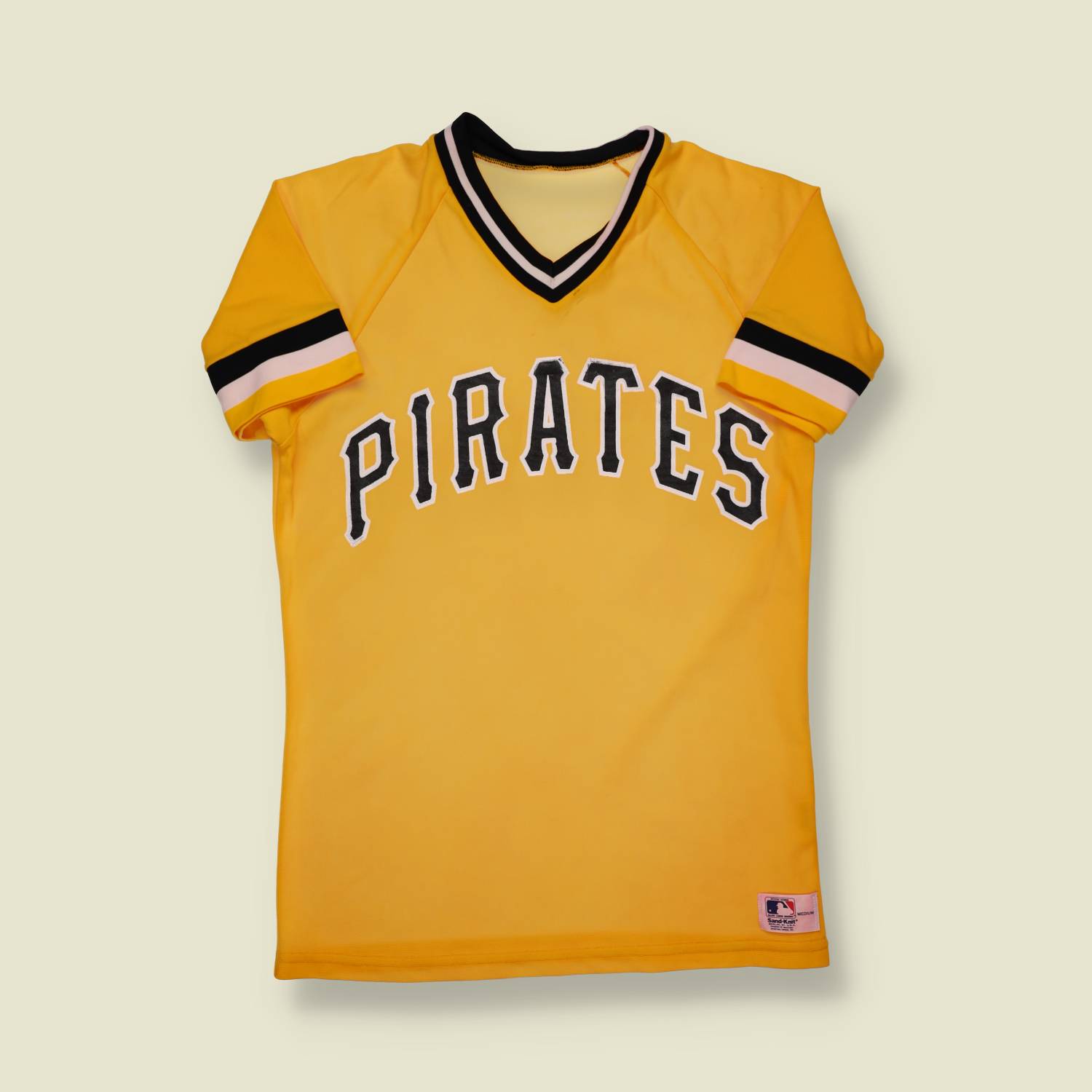 1970s | Rawlings / MLB Licensed | Pittsburgh Pirates Jersey – Gold - S