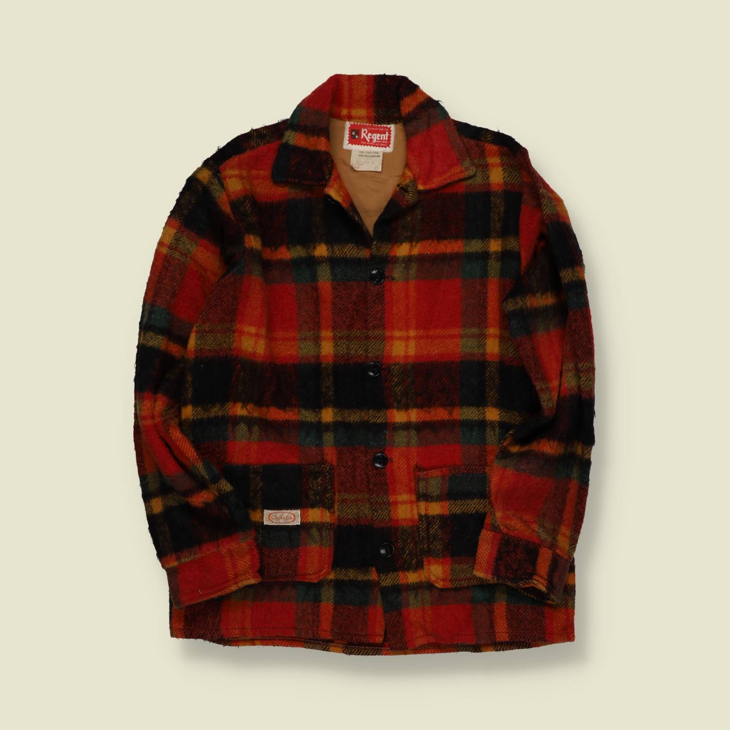 1960s/1970s | Regent | Wool Hunting Jacket – Red Tartan - S/M