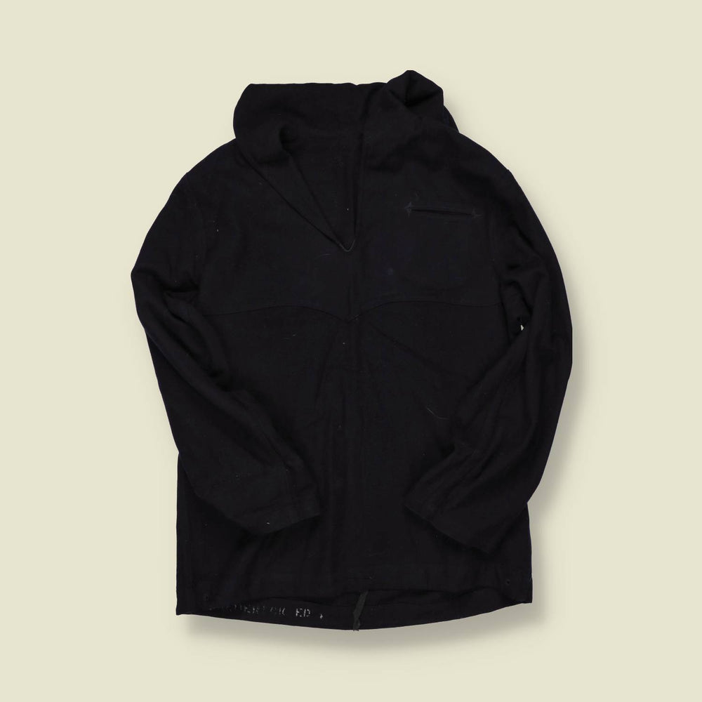 1940s US Navy Winter Pullover – Black Wool - S