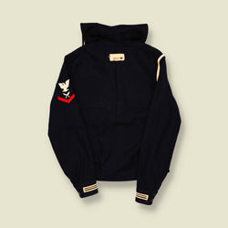 1940s | U.S. Navy | Wool Sailor Jumper – Black - S