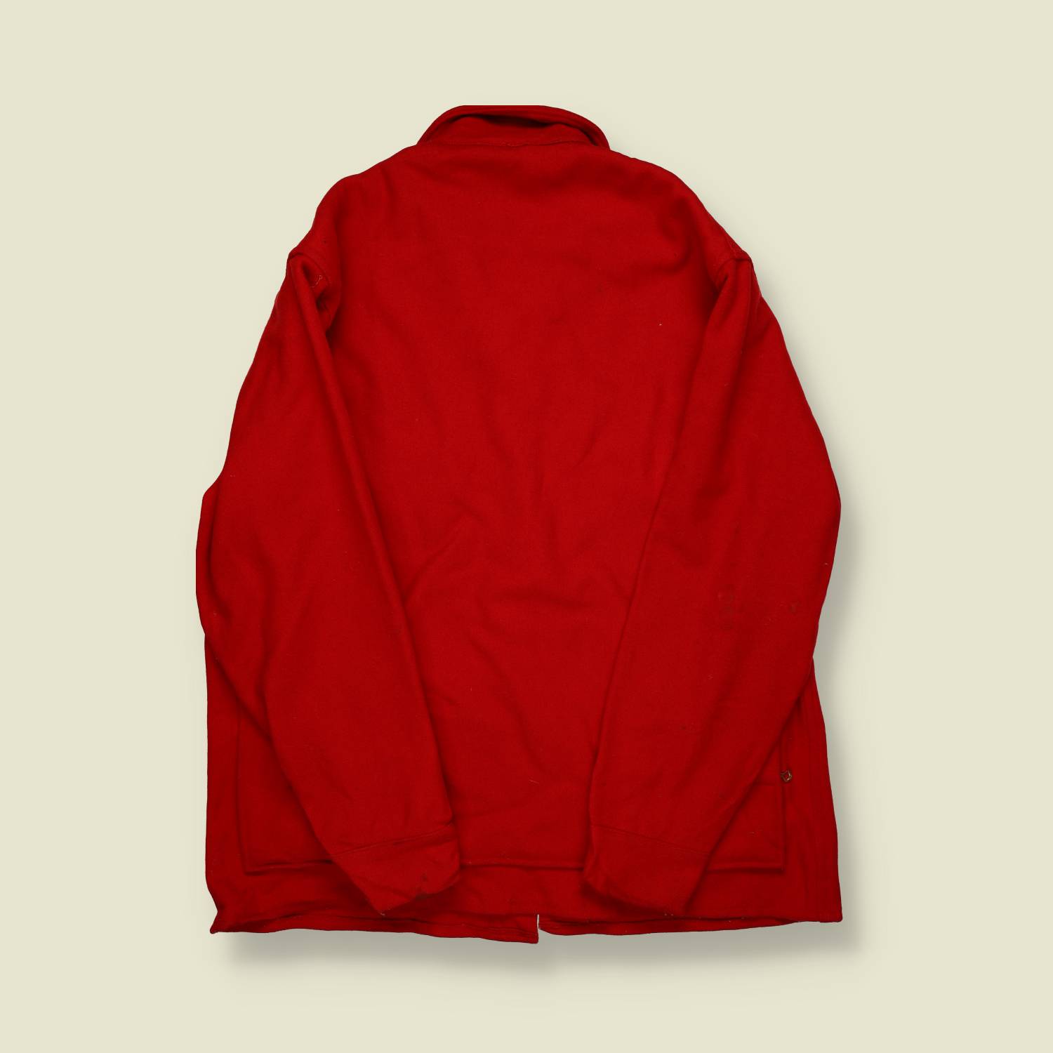 1940s | Skyline Sportswear | Red Wool Cruiser Jacket - M/L