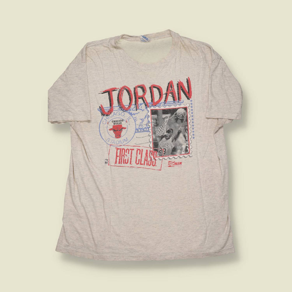 1990s | Salem Sportswear | Michael Jordan “First Class” Tee - L