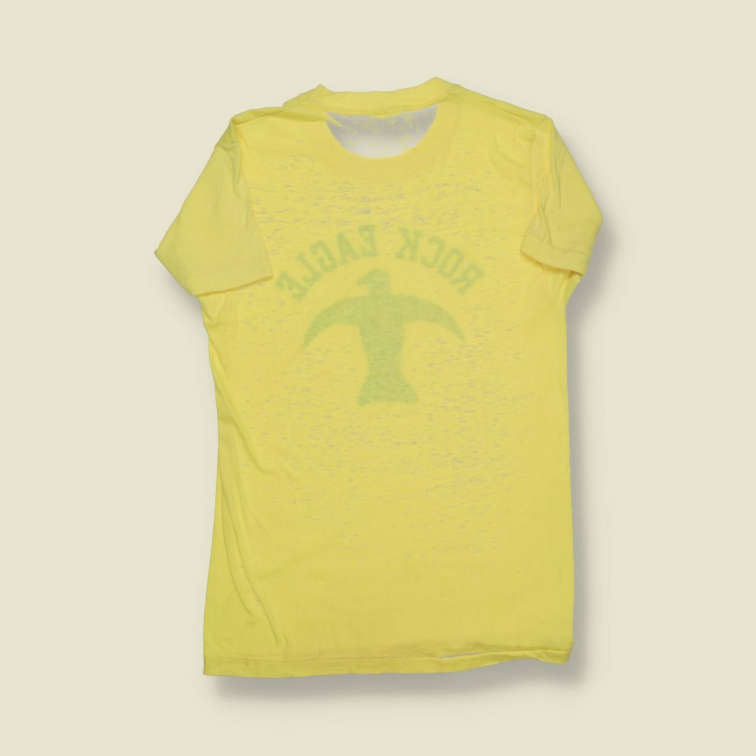 1970s | Caribu | Rock Eagle Tee – Yellow & Green - XXS
