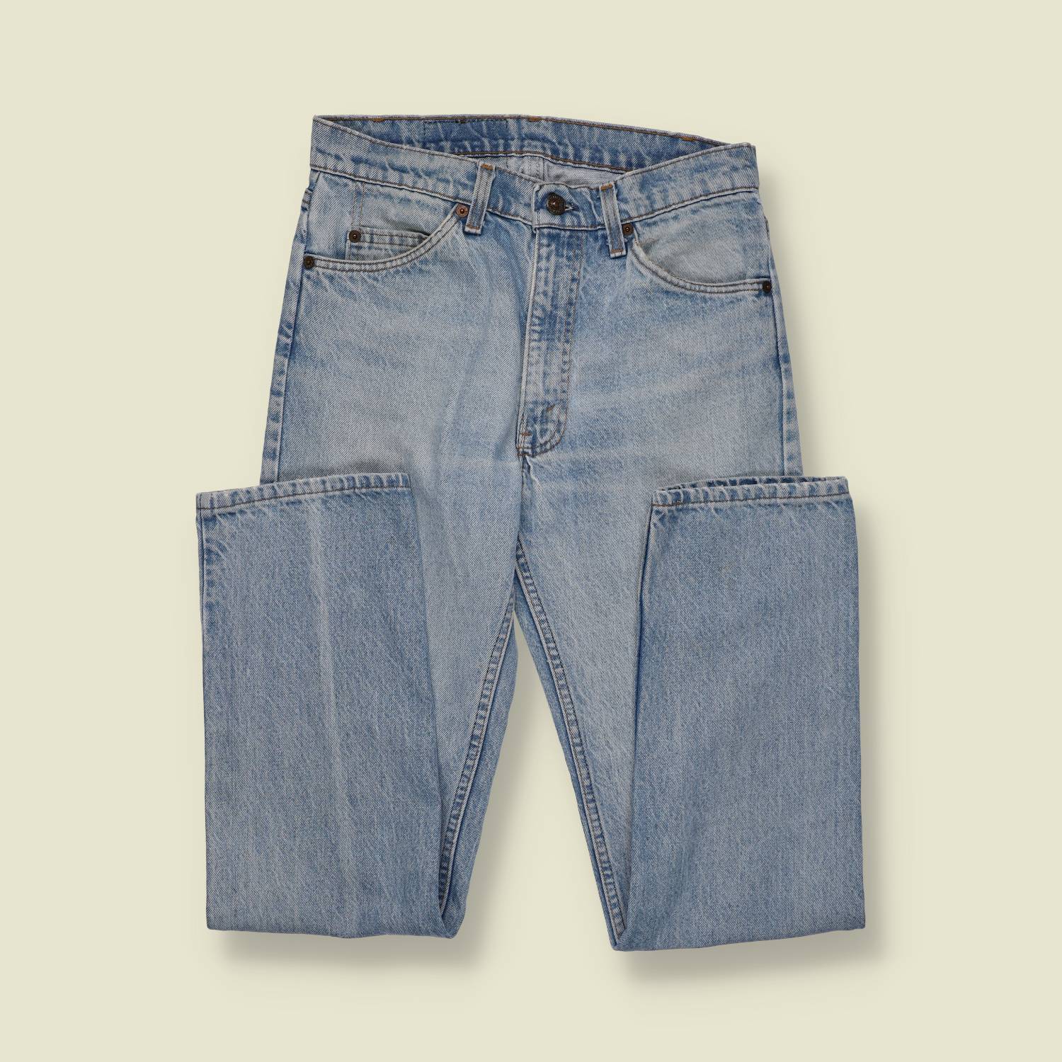 1980s | Levi’s Orange Tab 505 | Made in USA – Light Wash - w32