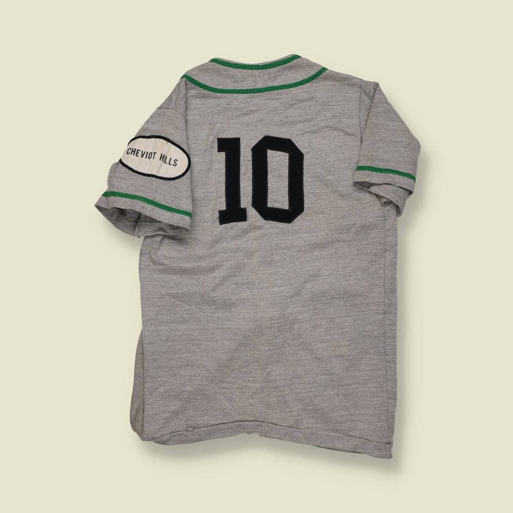 1960s | Russell Southern | Hohman Construction Tigers Jersey – Grey/Green Trim - XS/S