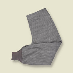 1970s | Levi’s | Sta-Prest Knit Cuff Trousers – Grey Pattern - w34