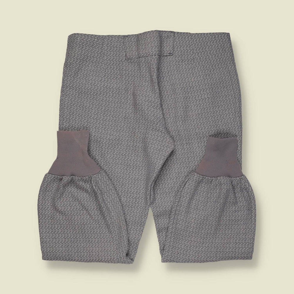 1970s | Levi’s | Sta-Prest Knit Cuff Trousers – Grey Pattern - w34