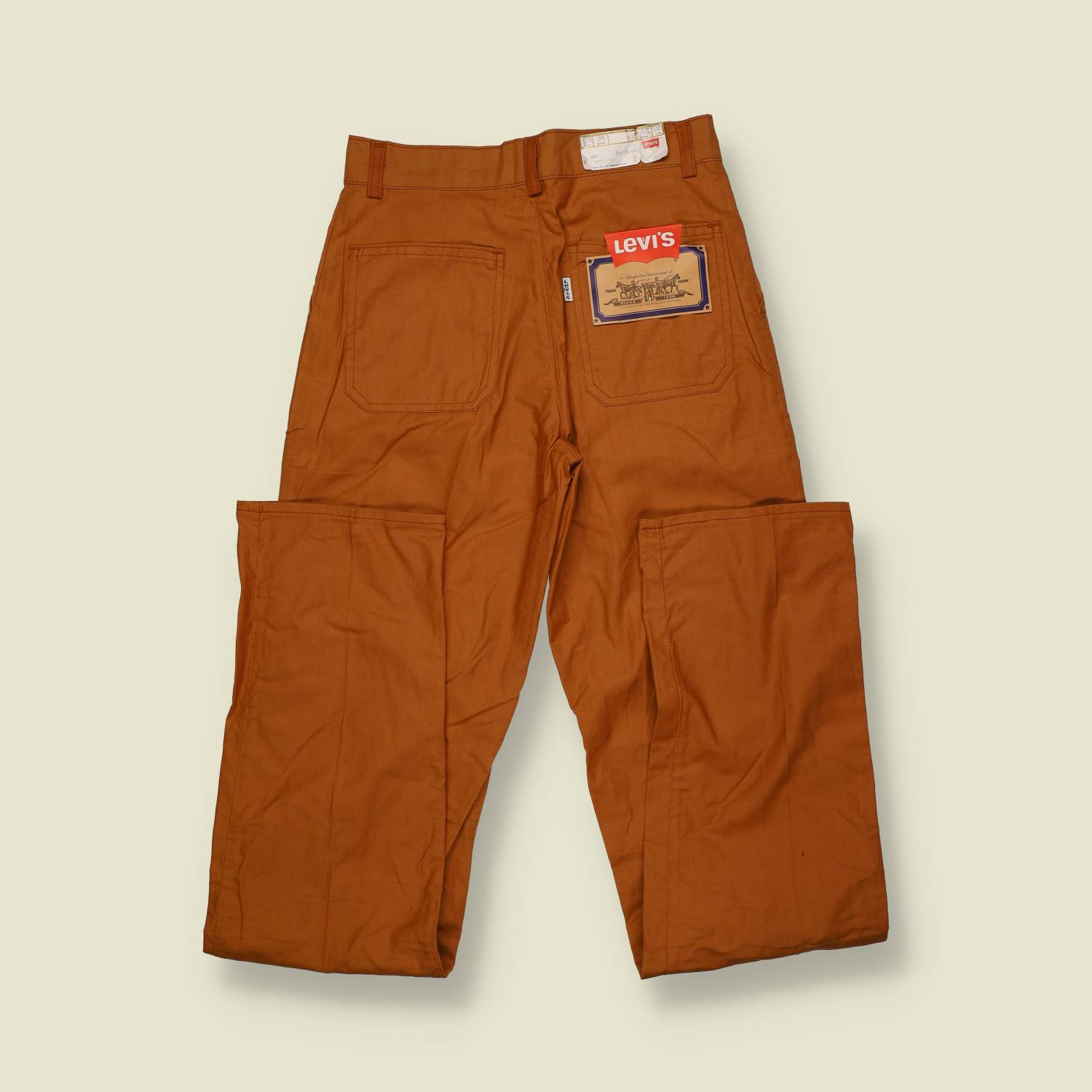 1970s | Levi’s Deadstock Chino Trousers – Brown - w26