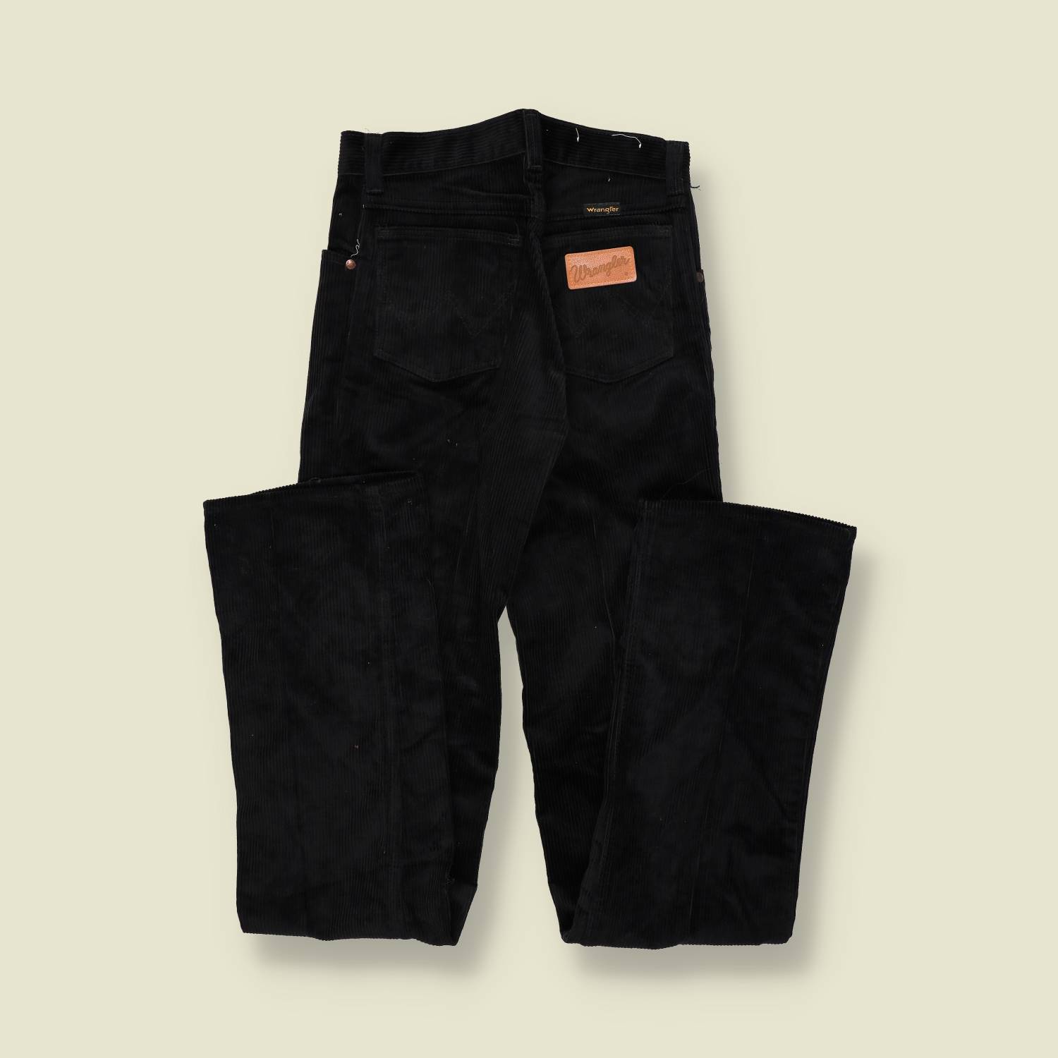 1970s | Wrangler | Deadstock Corduroy Trousers – Black - w26