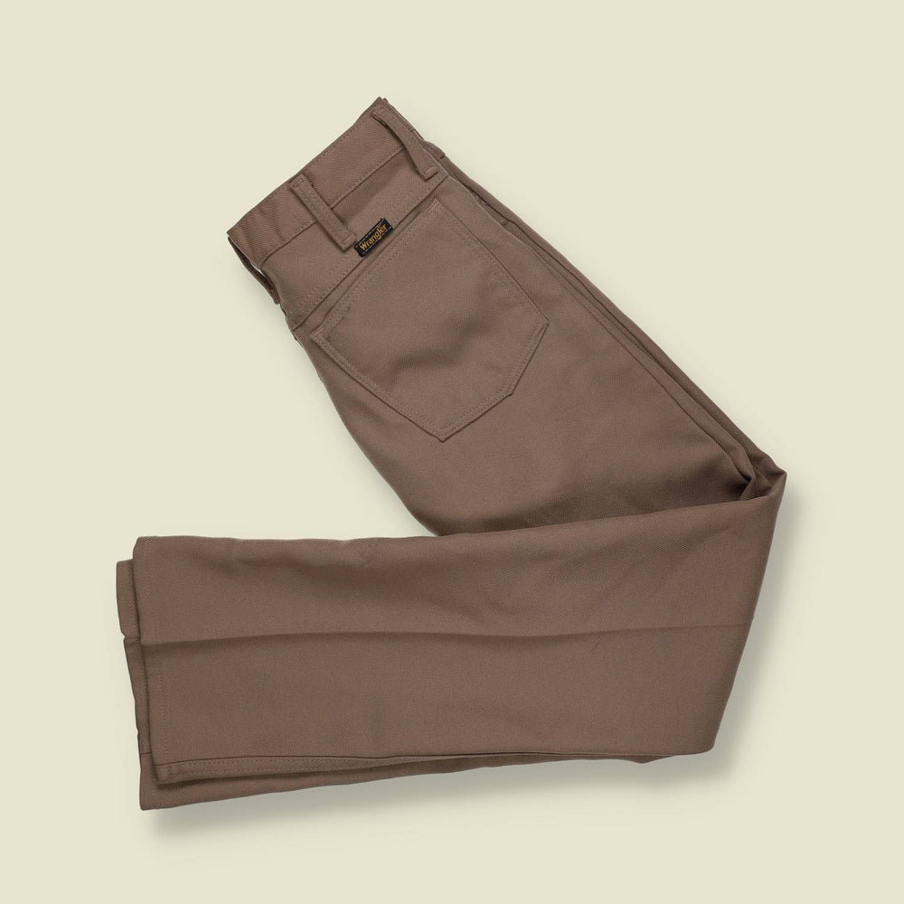 1970s/80s | Wrangler | Work Pants – Brown Twill - w28