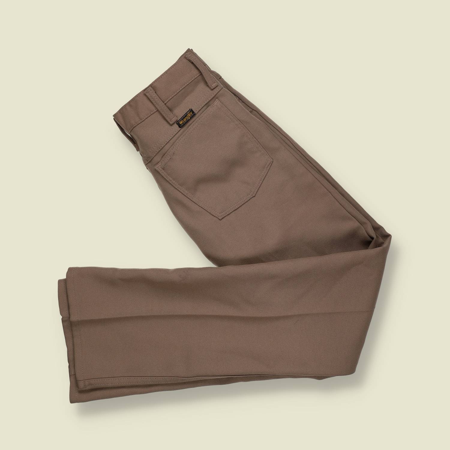 1970s/80s | Wrangler | Work Pants – Brown Twill - w28