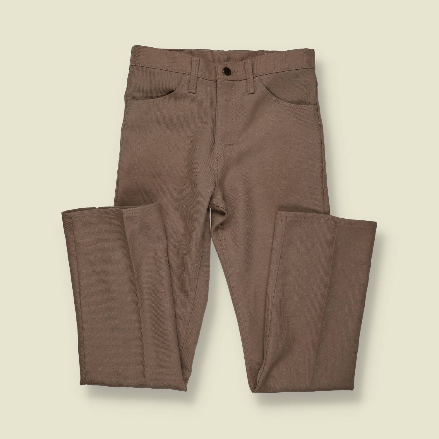 1970s/80s | Wrangler | Work Pants – Brown Twill - w28