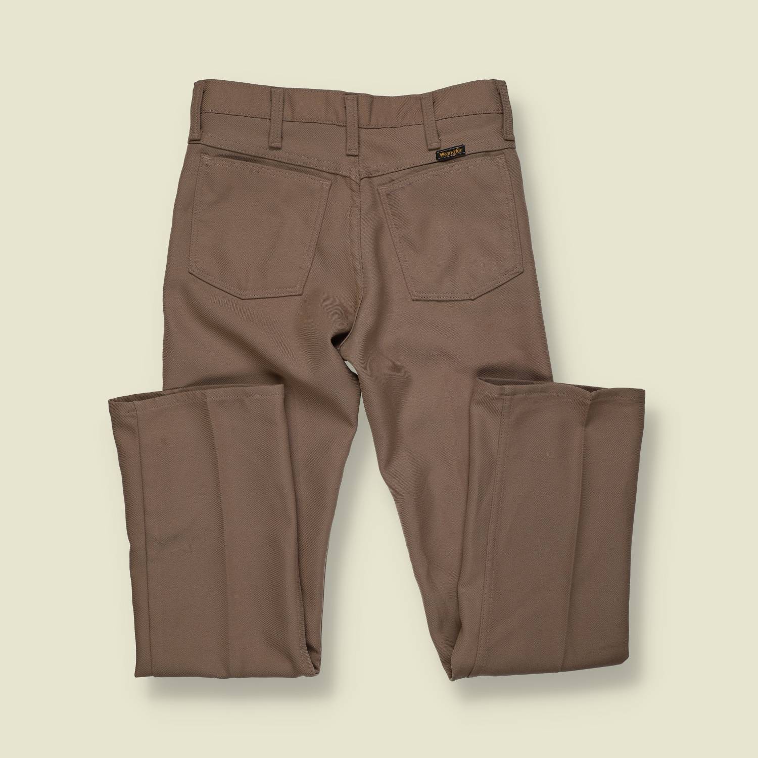 1970s/80s | Wrangler | Work Pants – Brown Twill - w28