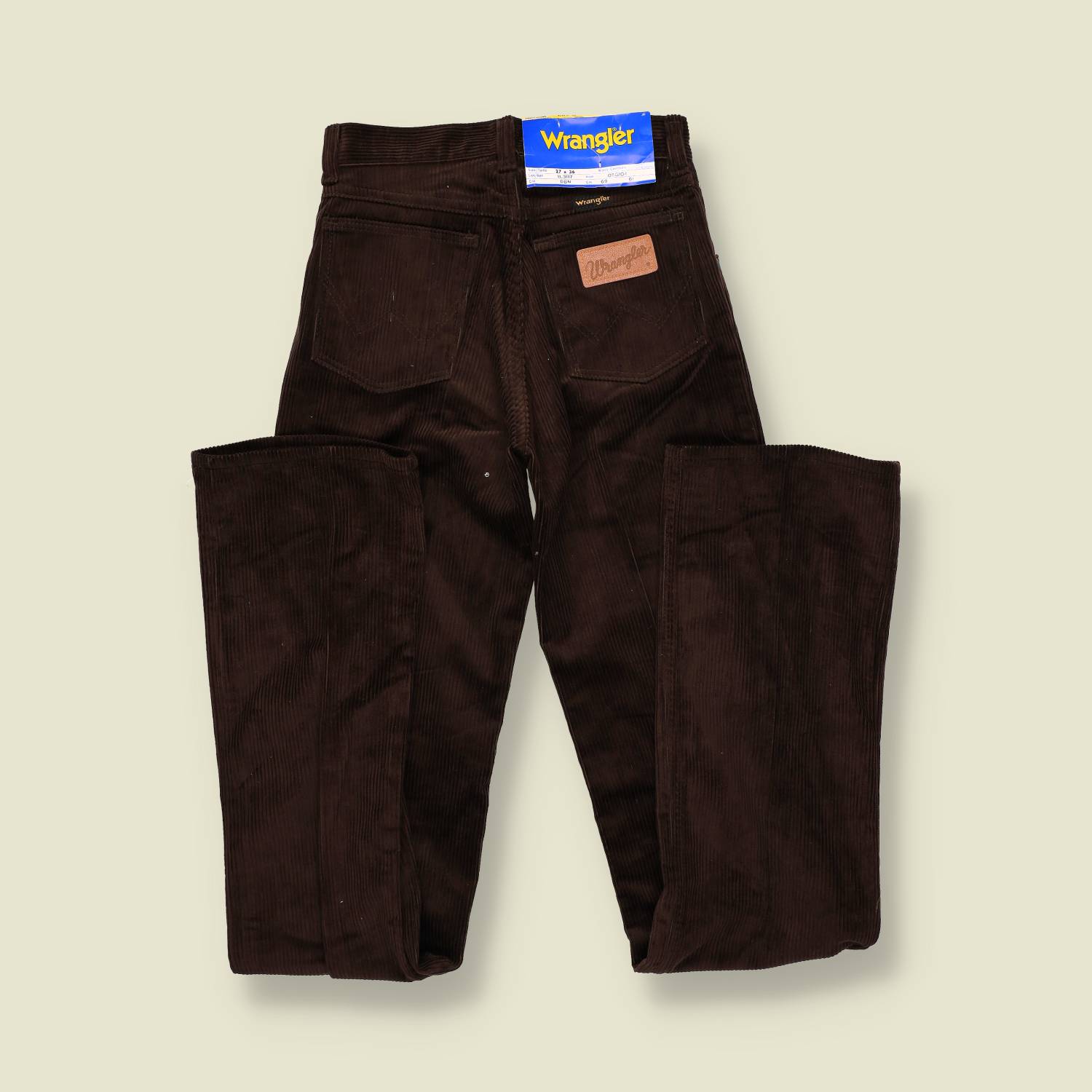 1970s | Wrangler | Deadstock Corduroy Trousers – Brown - w24"
