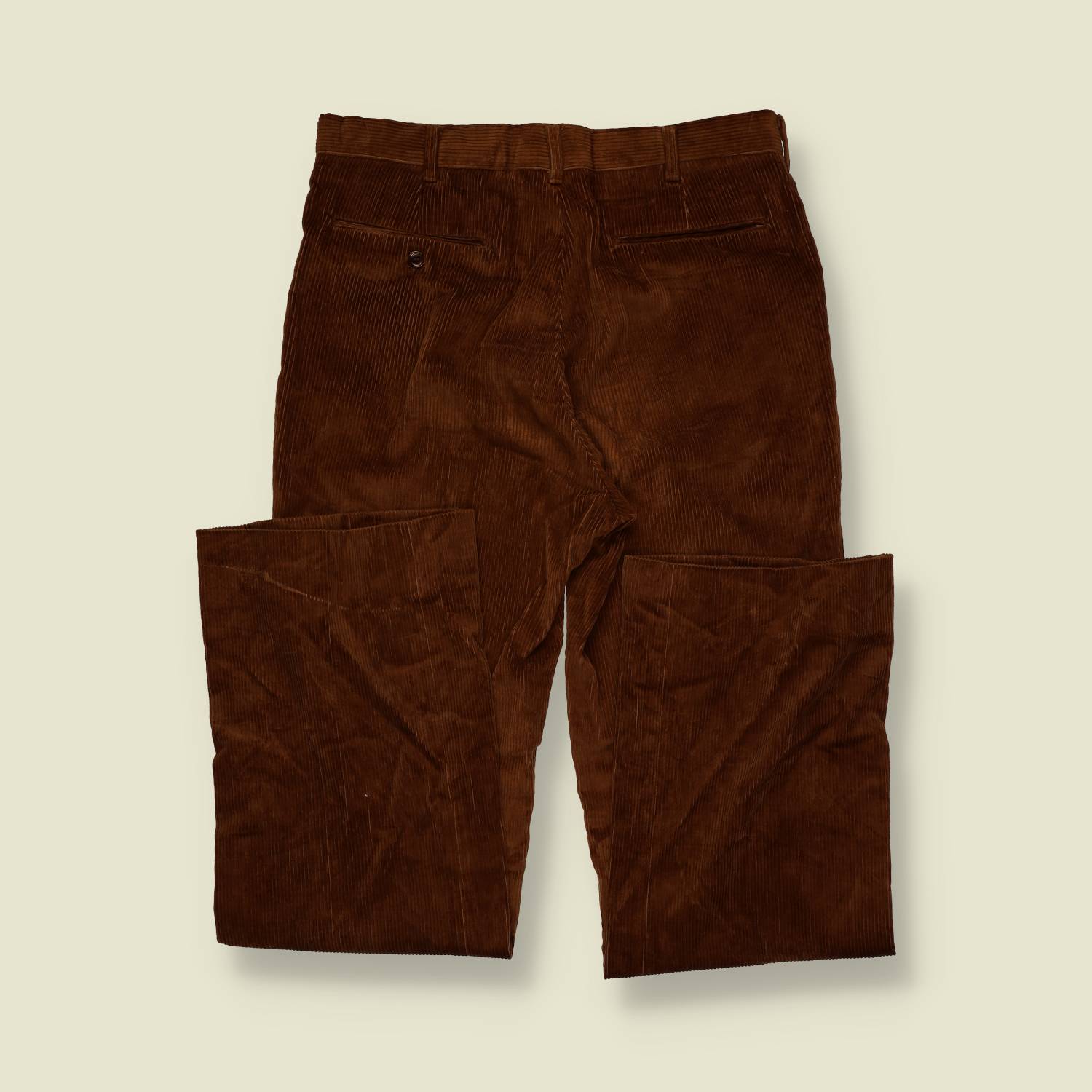 1970s | Sears | Corduroy Flares – Brown - w32