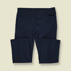 1970s | Levi’s Black Tab | Poly-Cotton Trousers – Navy - w38