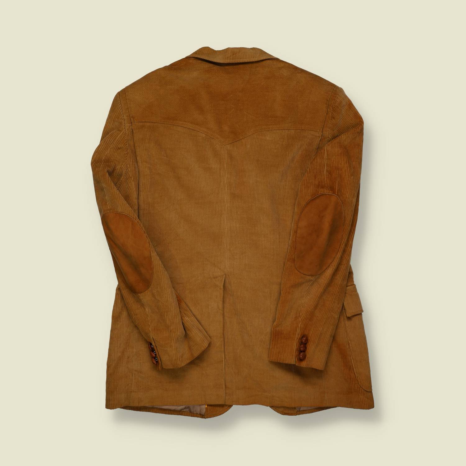 1970s/1980s | Kenny Rogers | Western Corduroy Blazer – Tan - S/M