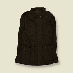1970s | Military Issue | Italian Field Jacket - Olive Brown - XS