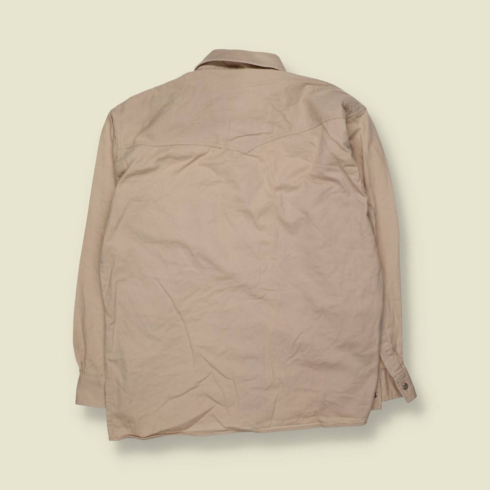 1990s | Marc Pooler | Western Shirt | Stone - XXL