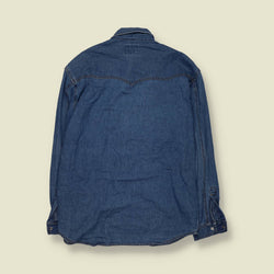1990s | New Star | Denim Western Shirt | Indigo - L