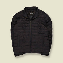 2000s | Barbour International | Black Quilted Puffer Jacket - L